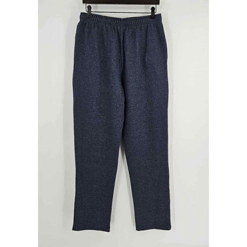 Eddie Bauer Mens Sleepwear Pants Drawstring Waist Side Pockets Blue Sz M